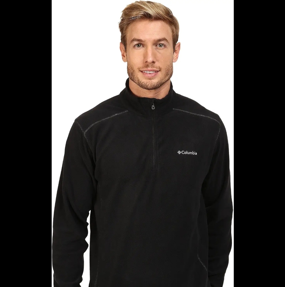 Columbia Klamath Range II Half Zip Men's Black Fleece Jacket XXL
